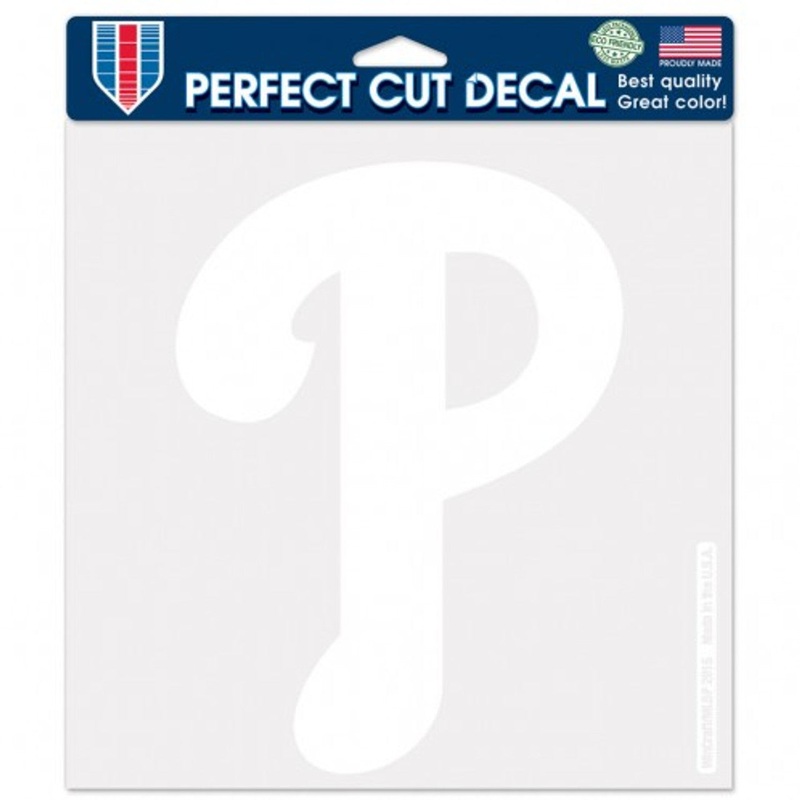 Wincraft Philadelphia Phillies White Perfect Cut Decal 8×8 – Special Order