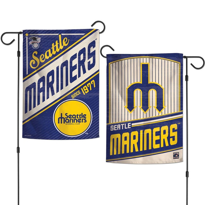 Wincraft Seattle Mariners 2 Sided Garden Style Flag 12×18