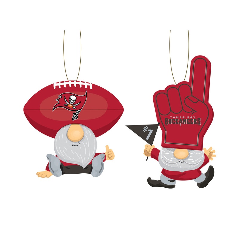 Evergreen Enterprises Tampa Bay Buccaneers Fan 2 Pack Gnome Ornament