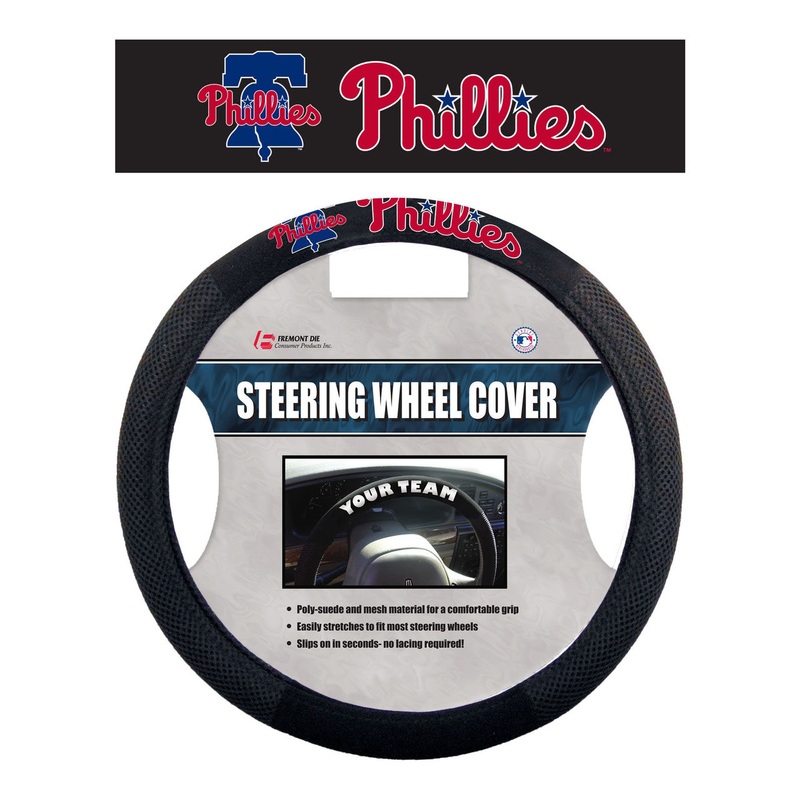 Fremont Die Philadelphia Phillies Alternate Style Mesh Steering Wheel Cover
