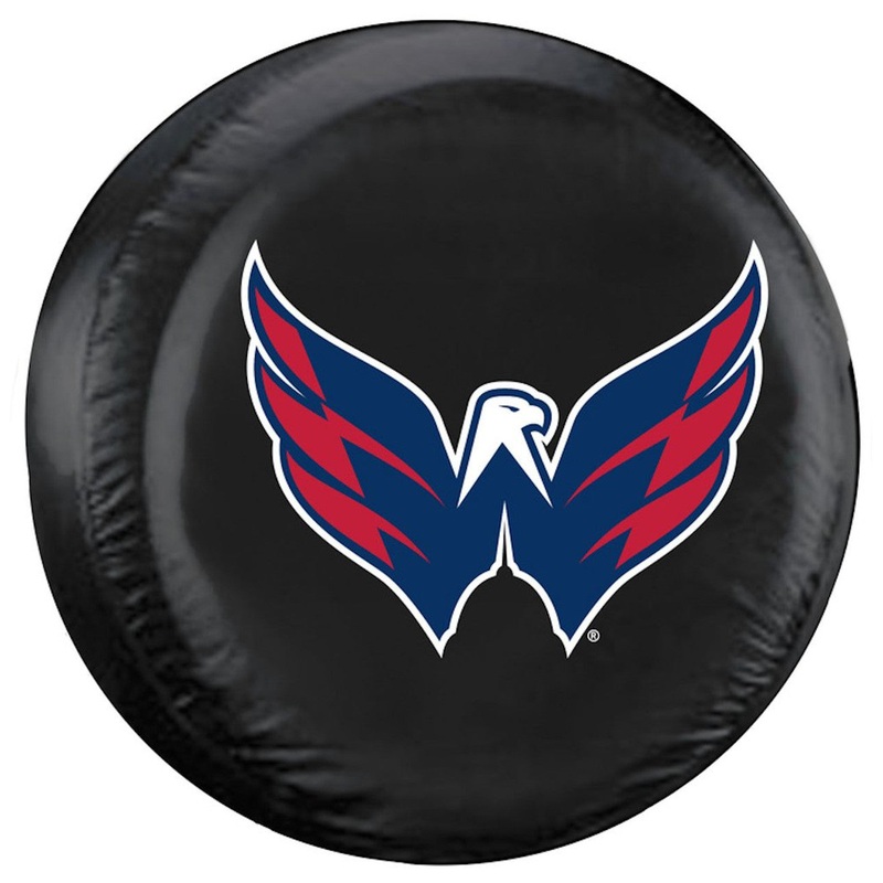 Fremont Die Washington Capitals Black Standard Size Tire Cover