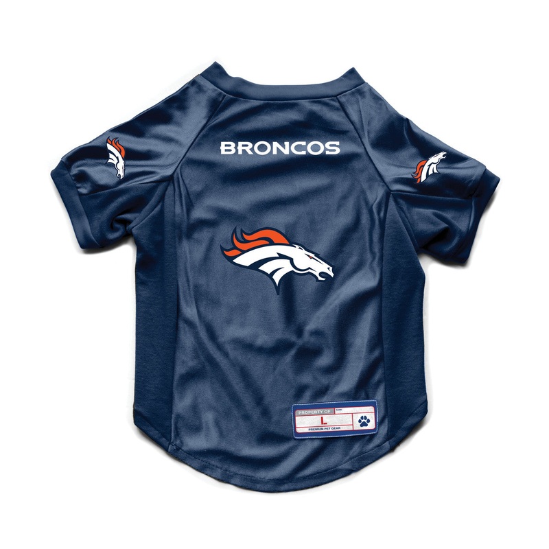 Little Earth Denver Broncos Stretch Pet Jersey Size Medium
