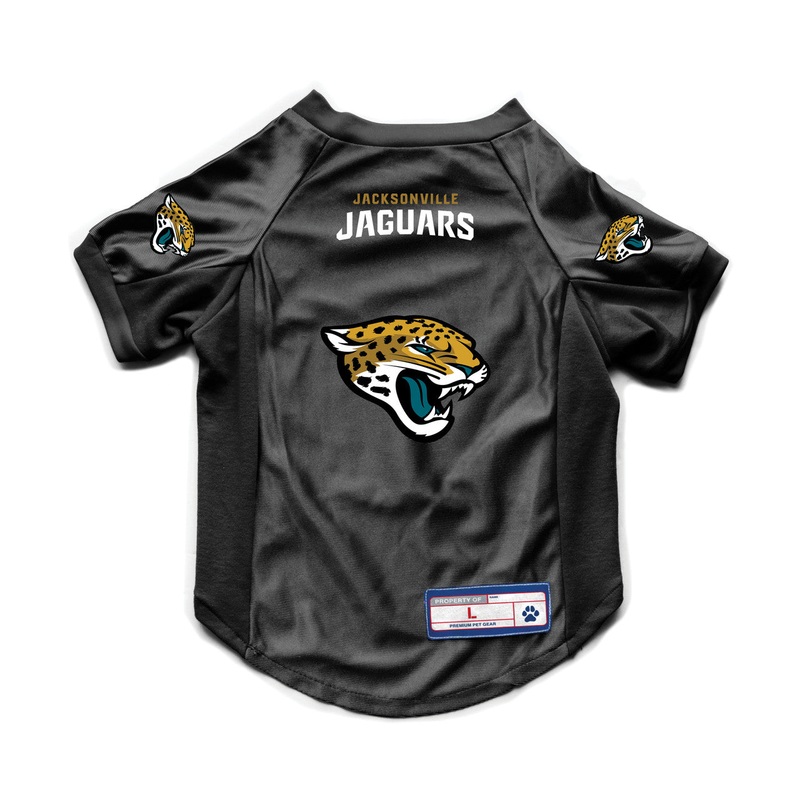 Little Earth Jacksonville Jaguars Pet Jersey Stretch Size Big Dog