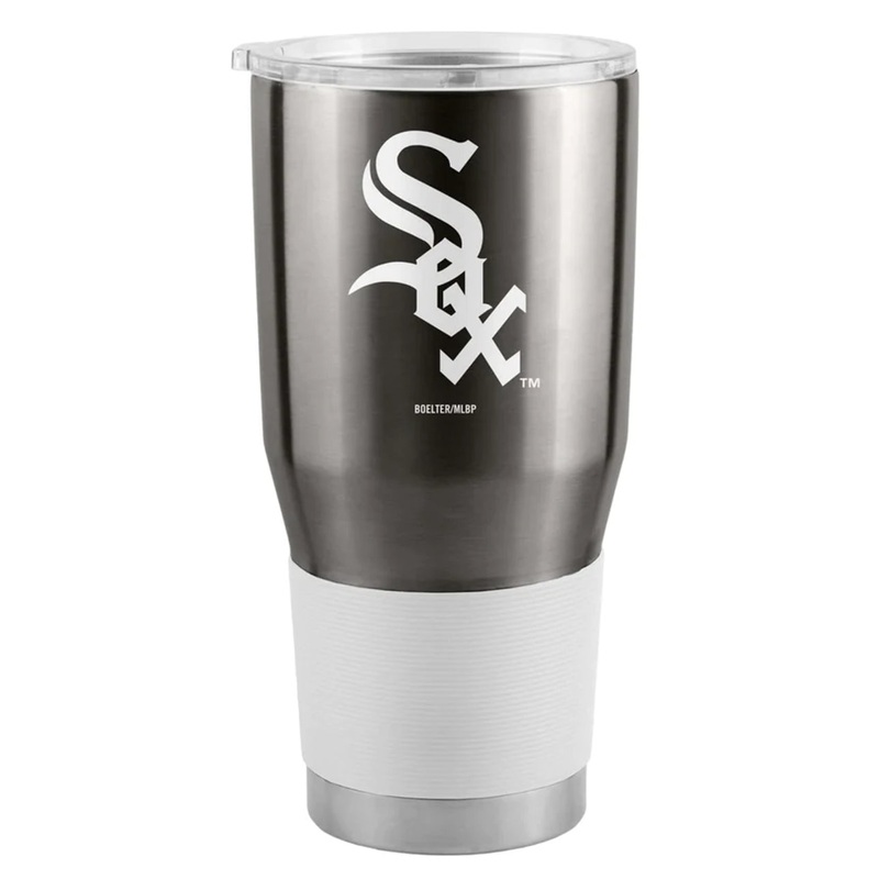 Logo Brands Chicago White Sox 30oz Stainless Steel Travel Tumbler