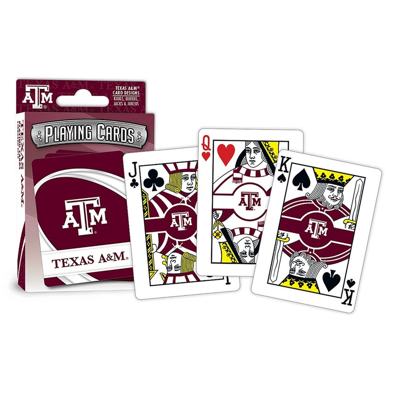 Masterpieces Puzzle Company Texas A&M Aggies Logo Playing Cards