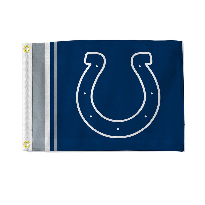 Rico Industries Indianapolis Colts Striped Utility Flag 12×17