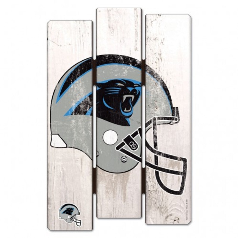 Wincraft Carolina Panthers Fence Style Wood Sign 11×17
