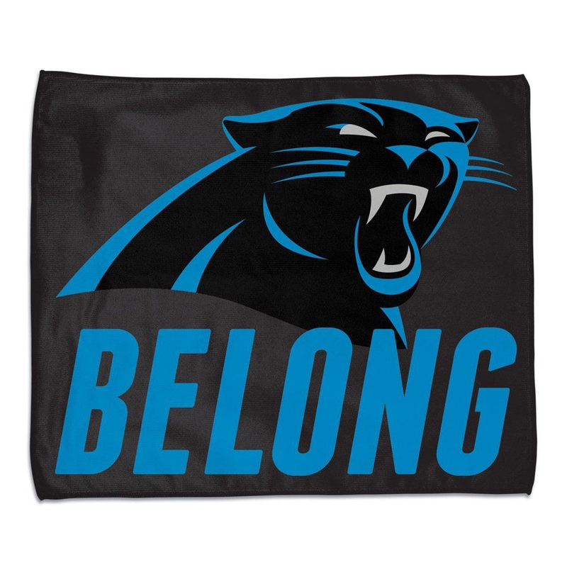 Wincraft Carolina Panthers Full Color Rally Style Towel 15×18