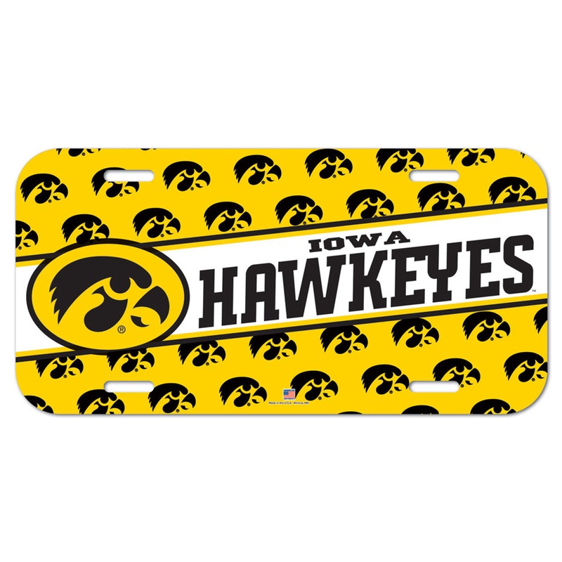 Wincraft Iowa Hawkeyes License Plate