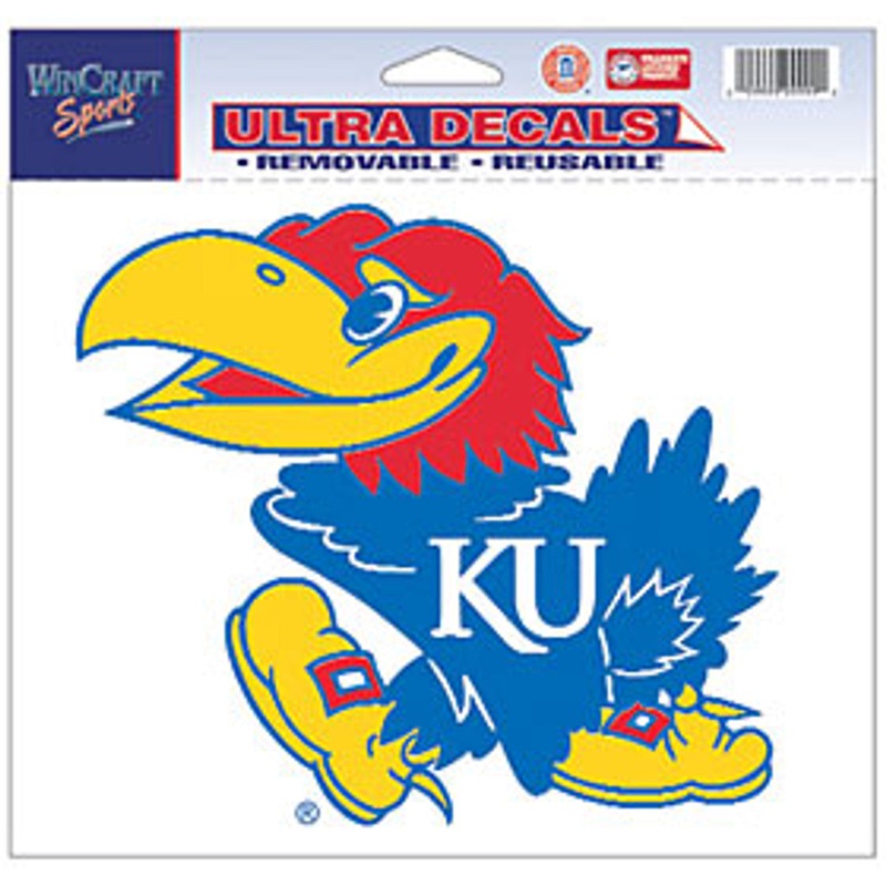Wincraft Kansas Jayhawks Color Ultra Decal 5×6