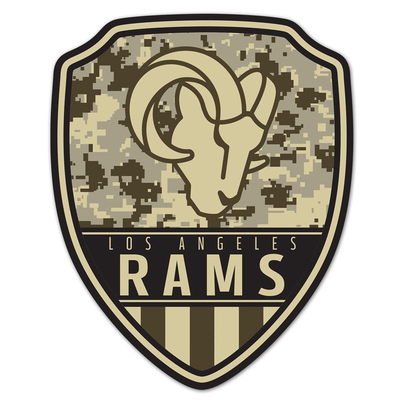 Wincraft Los Angeles Rams Shield Shape Wood Sign 11×14