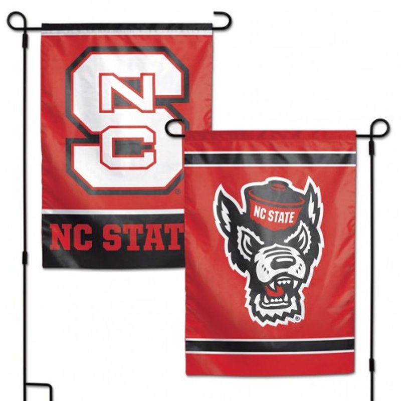 Wincraft North Carolina State Wolfpack 2 Sided Garden Style Flag 12×18