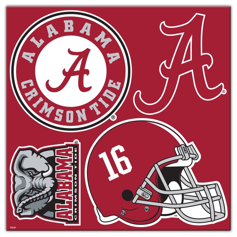 Fremont Die Alabama Crimson Tide 4 Piece Magnet Kit