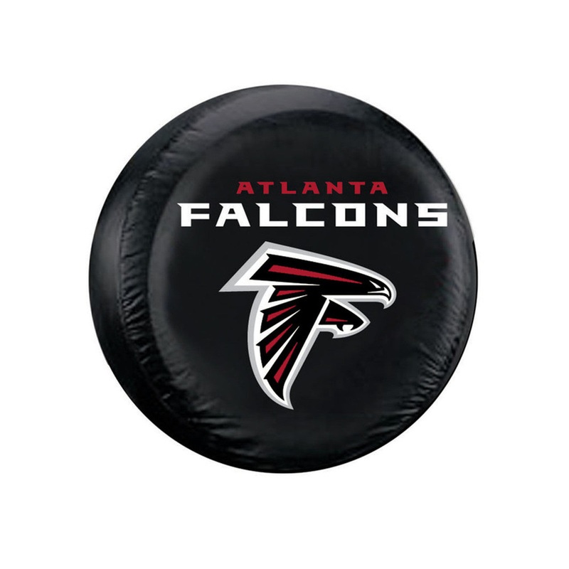 Fremont Die Atlanta Falcons Black Standard Size Tire Cover