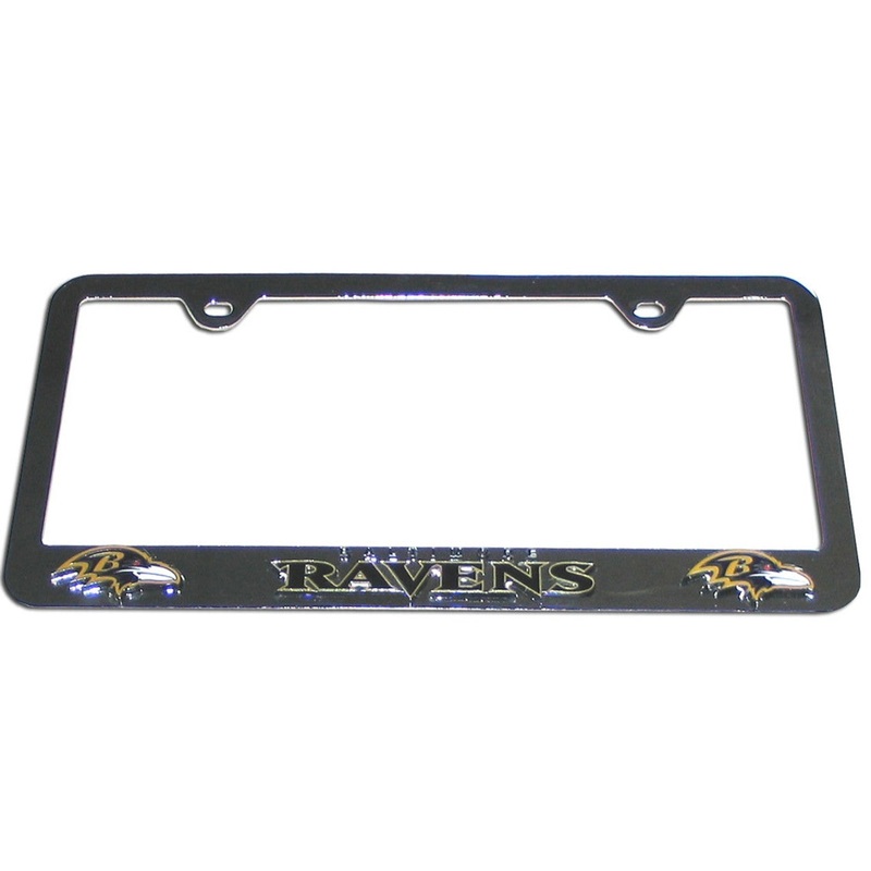 Fremont Die Baltimore Ravens License Plate Frame