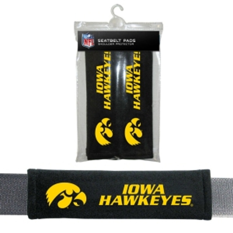 Fremont Die Iowa Hawkeyes Seat Belt Pads