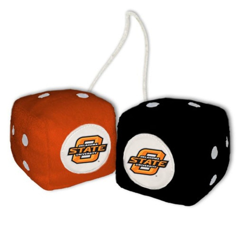 Fremont Die Oklahoma State Cowboys Fuzzy Dice