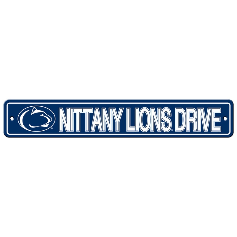 Fremont Die Penn State Nittany Lions Plastic Street Style Sign 4×24