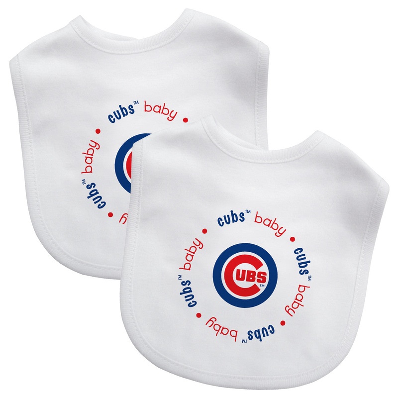 Masterpieces Puzzle Company Chicago Cubs 2 Pack Baby Bib