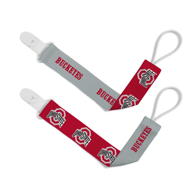 Masterpieces Puzzle Company Ohio State Buckeyes 2 Pack Pacifier Clips