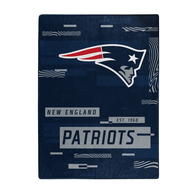 Northwest Company New England Patriots Raschel Digitize Design Blanket 60×80
