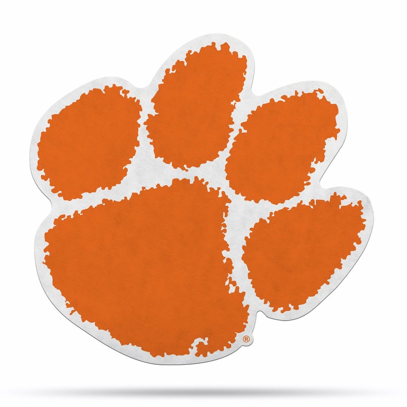Rico Industries Clemson Tigers Pennant Shape Cut Logo Design