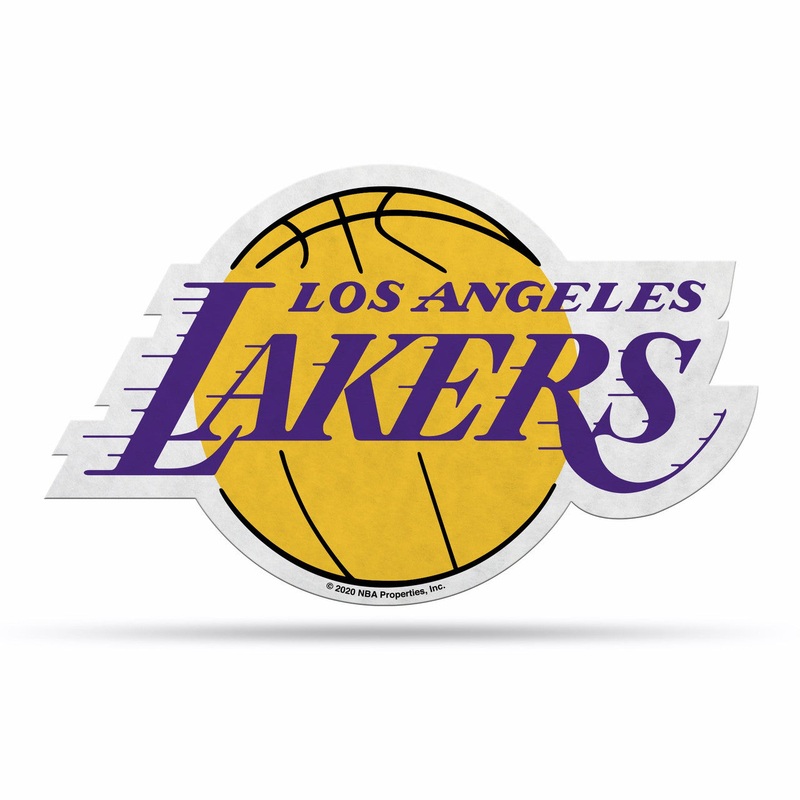 Rico Industries Los Angeles Lakers Pennant Shape Cut Logo Design