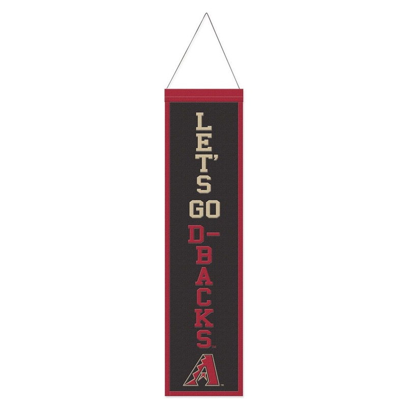 Wincraft Arizona Diamondbacks Heritage Slogan Design Wool Banner 8×32 – Special Order