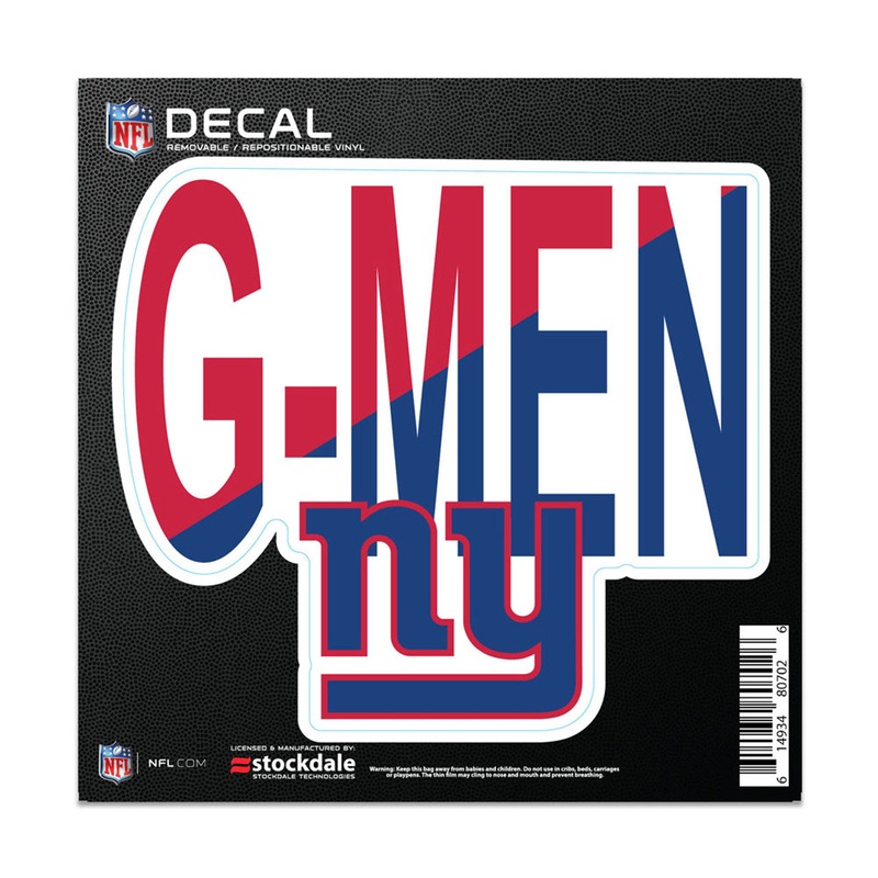 Wincraft New York Giants Slogan All Surface Decal 6×6