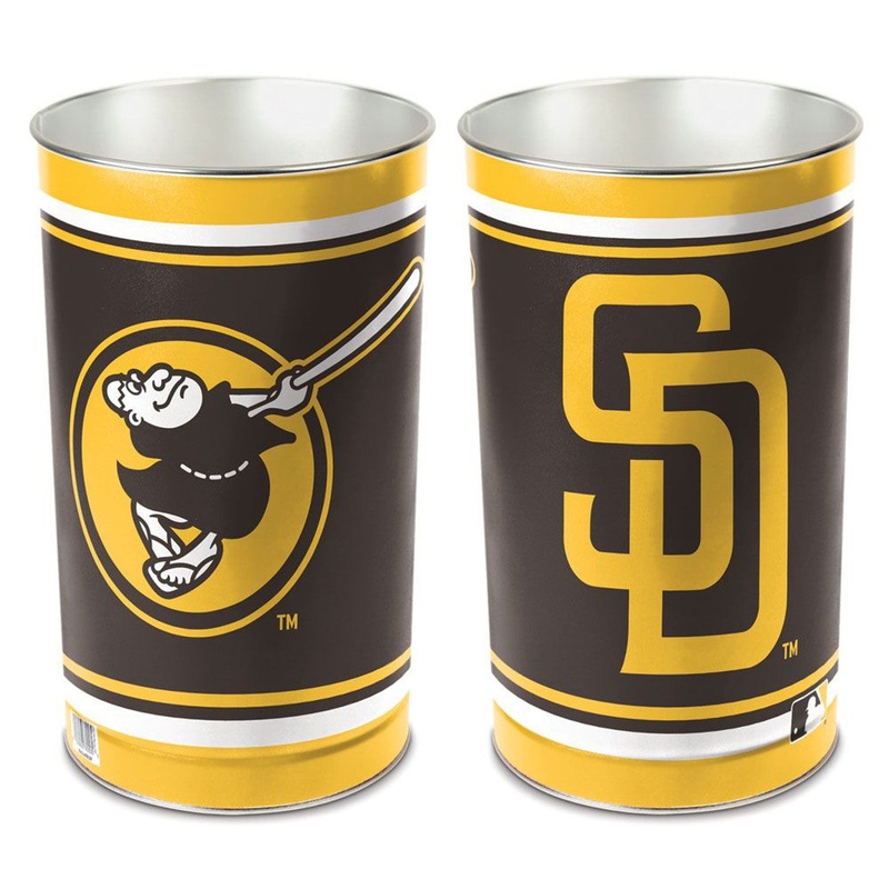 Wincraft San Diego Padres 15 Inch Wastebasket
