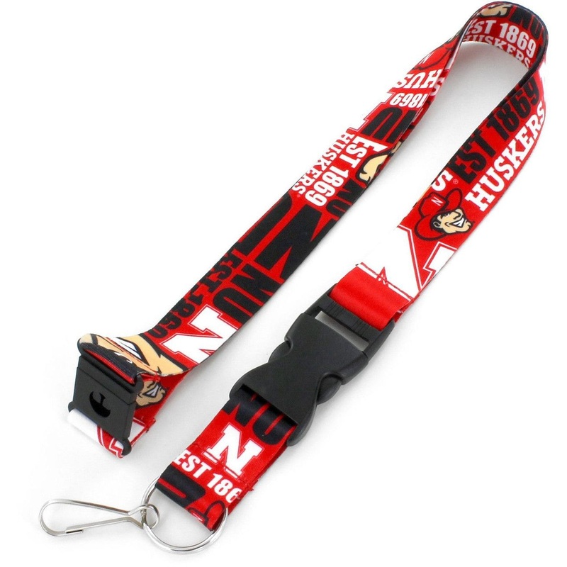 Aminco Nebraska Cornhuskers Dynamic Design Breakaway Style Lanyard