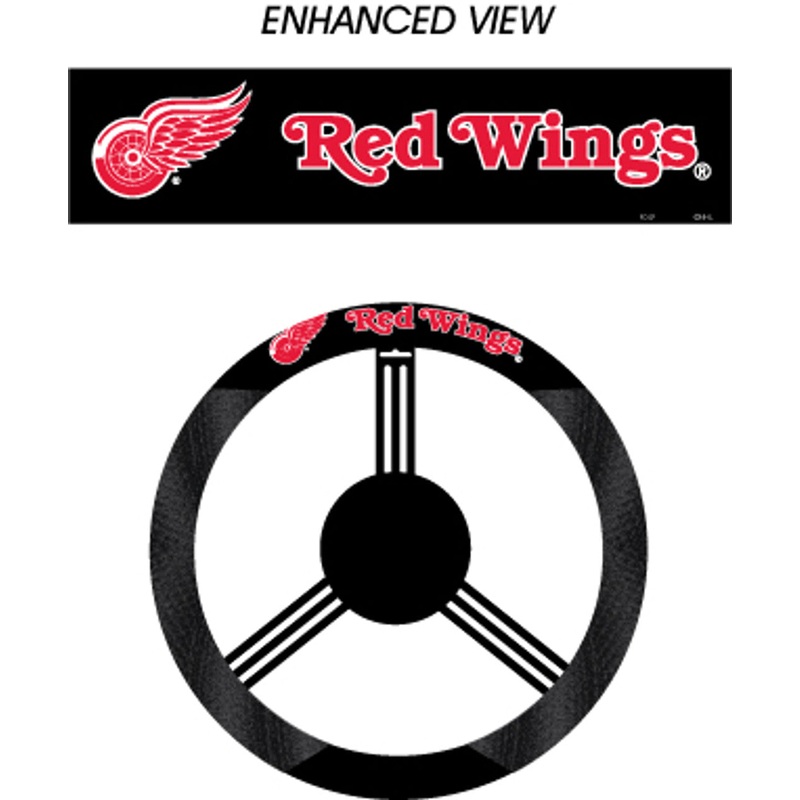 Fremont Die Detroit Red Wings Mesh Steering Wheel Cover