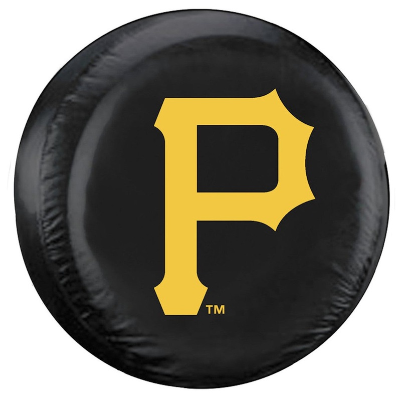 Fremont Die Pittsburgh Pirates Black Standard Size Tire Cover