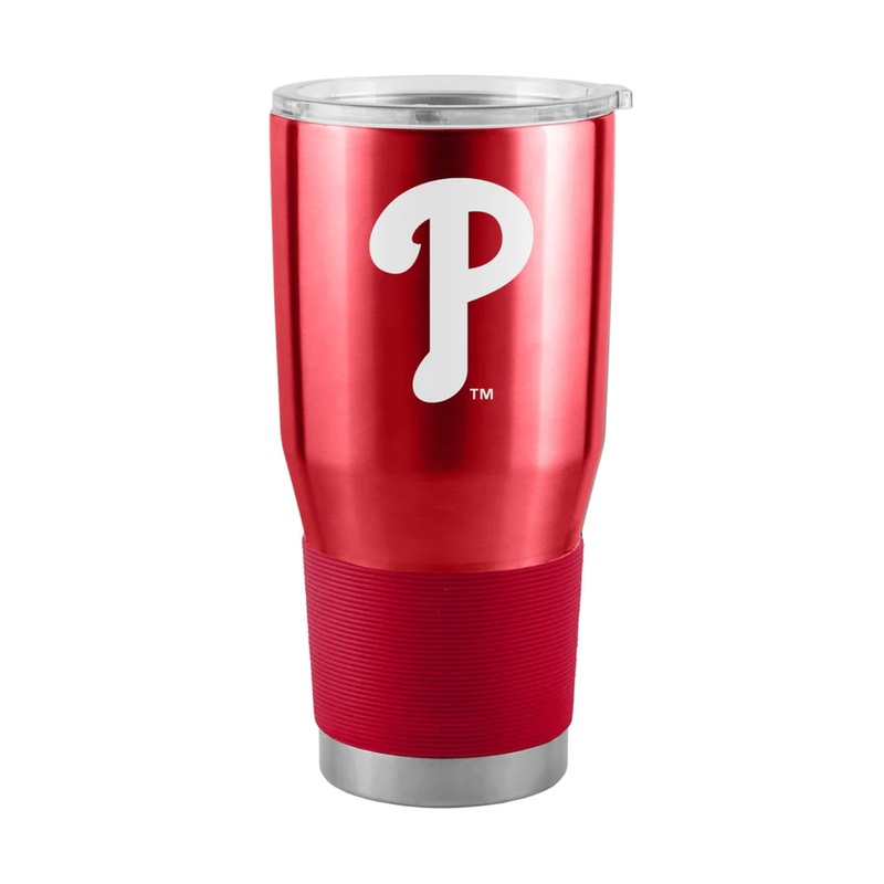Logo Brands Philadelphia Phillies 30oz Ultra Stainless Steel Travel Tumbler