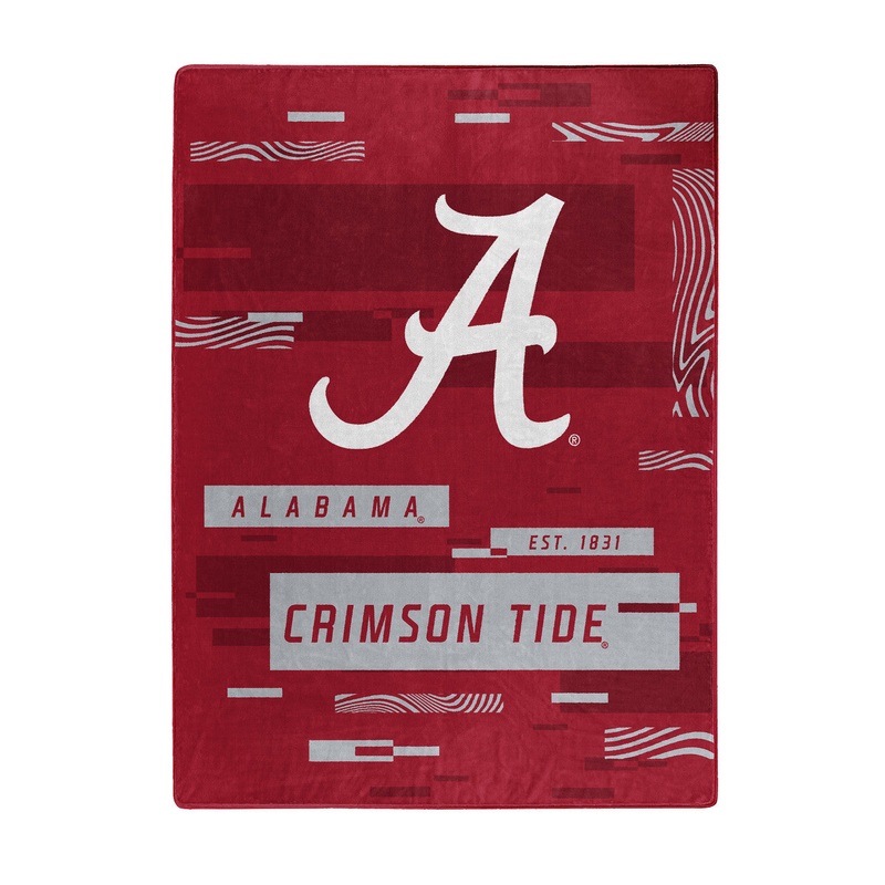 Northwest Company Alabama Crimson Raschel Digitize Design Tide Blanket 60×80