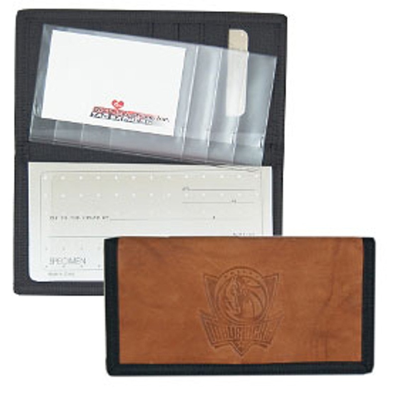 Rico Industries Dallas Mavericks Leather/Nylon Embossed Checkbook Cover
