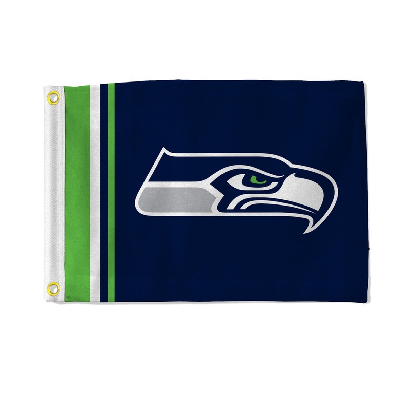 Rico Industries Seattle Seahawks Striped Utility Flag 12×17