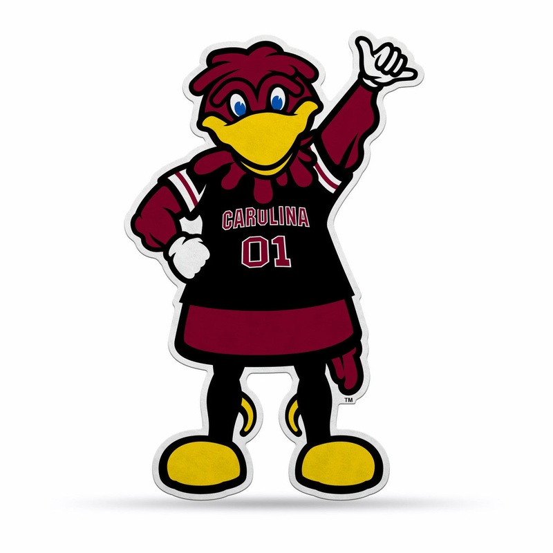 Rico Industries South Carolina Gamecocks Pennant Shape Cut Mascot Design