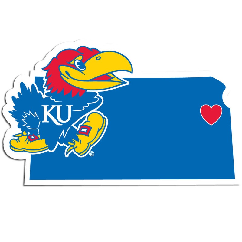 Siskiyou Kansas Jayhawks Home State Pride Style Decal – Special Order