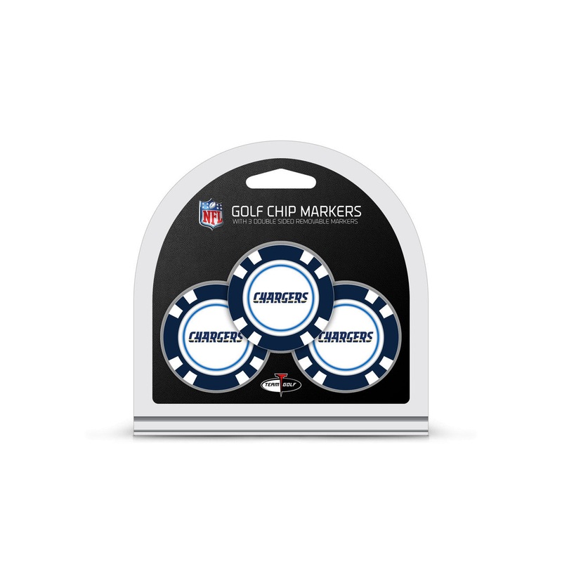 Team Golf Los Angeles Chargers 3 Pack Golf Chip with Marker