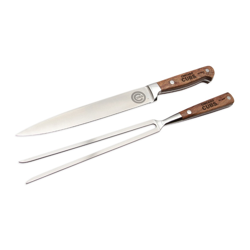The Sports Vault Chicago Cubs 2 Piece Carving Set – Special Order