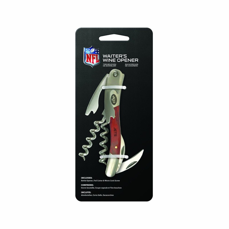The Sports Vault New York Jets Wine Bottle Opener