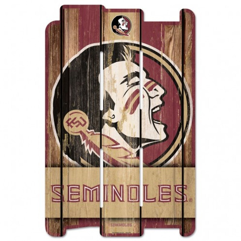 Wincraft Florida State Seminoles Fence Style Wood Sign 11×17