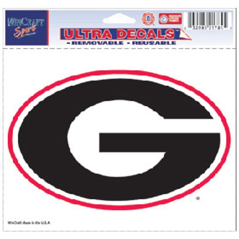 Wincraft Georgia Bulldogs Color Ultra Decal 5×6
