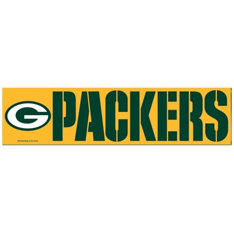 Wincraft Green Bay Packers Bumper Sticker Decal
