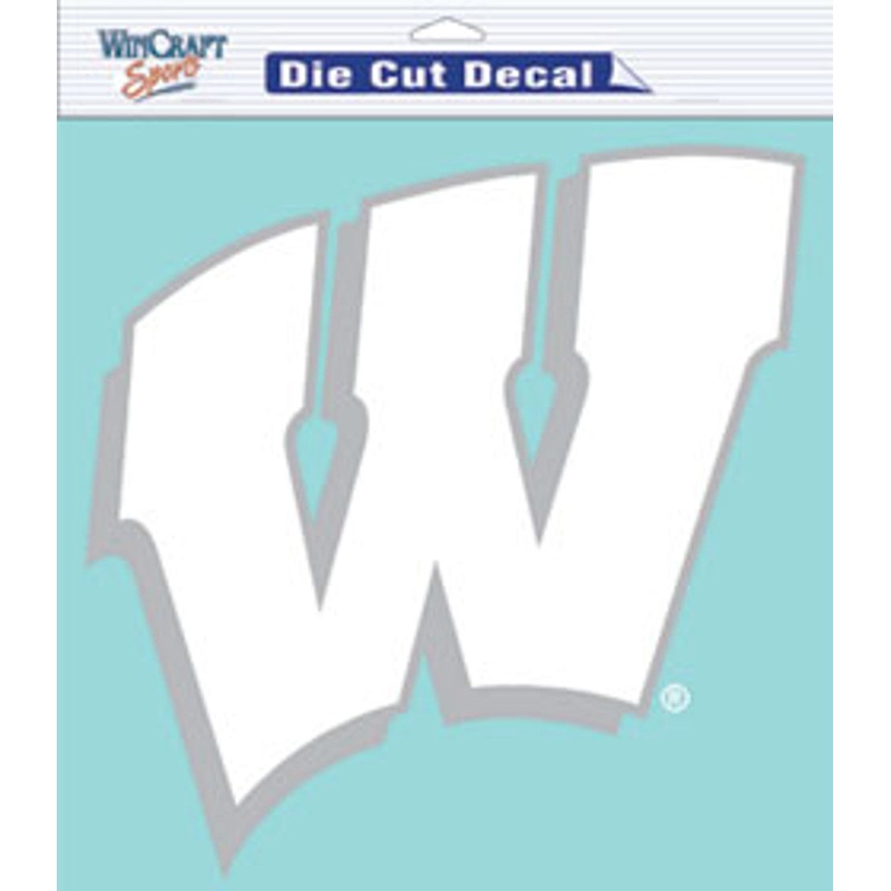 Wincraft Wisconsin Badgers White Die Cut Decal 8×8