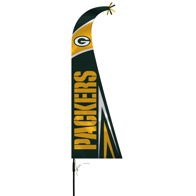 Fremont Die Green Bay Packers Premium Feather Style Flag