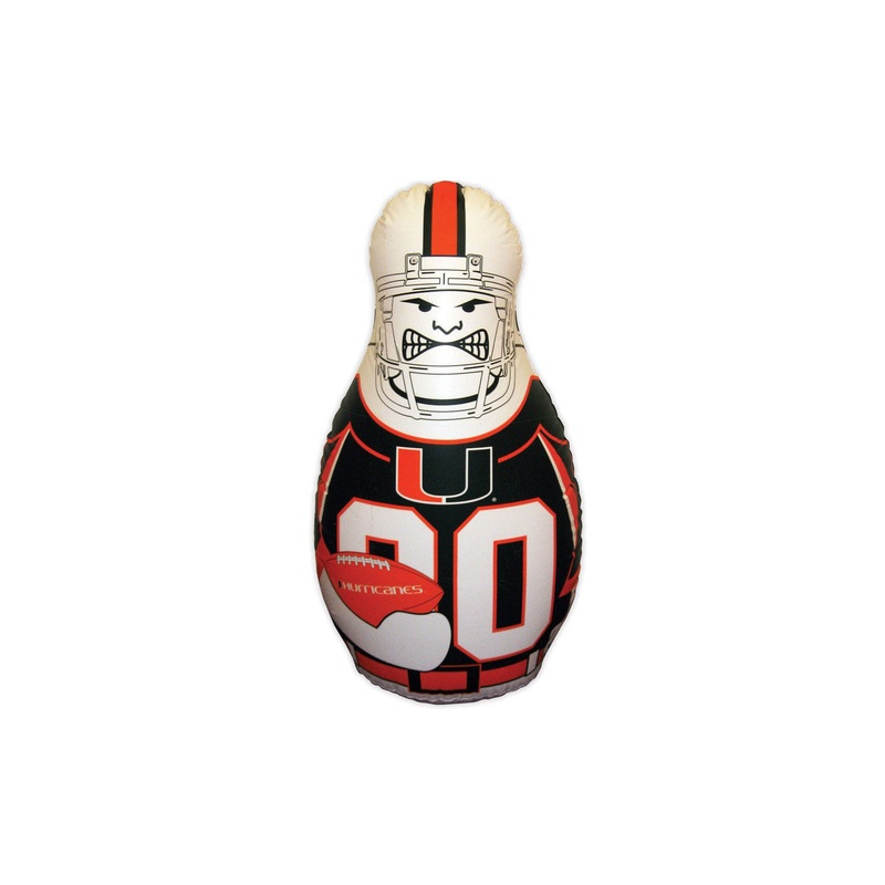 Fremont Die Miami Hurricanes Mini Bop Bag