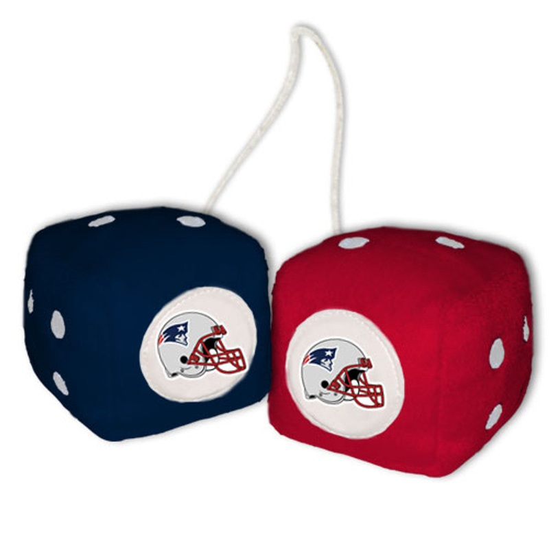 Fremont Die New England Patriots Fuzzy Dice