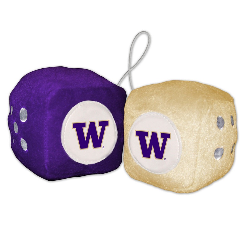 Fremont Die Washington Huskies Fuzzy Dice